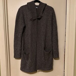Cozy Gray Women's Cardigan Sweater